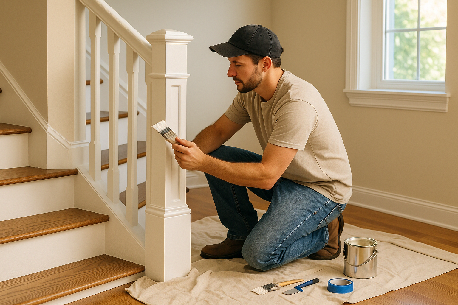 Staircase Painting